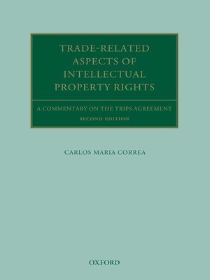 cover image of Trade Related Aspects of Intellectual Property Rights